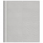 Balkon-Sichtschutz Hellgrau 120x800 cm 100 % Polyester-Oxford