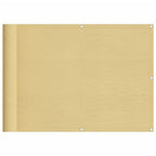 Balkonsichtschutz Sandfarben 75x300 cm 100 % Polyester-Oxford