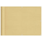 Balkonsichtschutz Sandfarben 75x1000 cm 100 % Polyester-Oxford