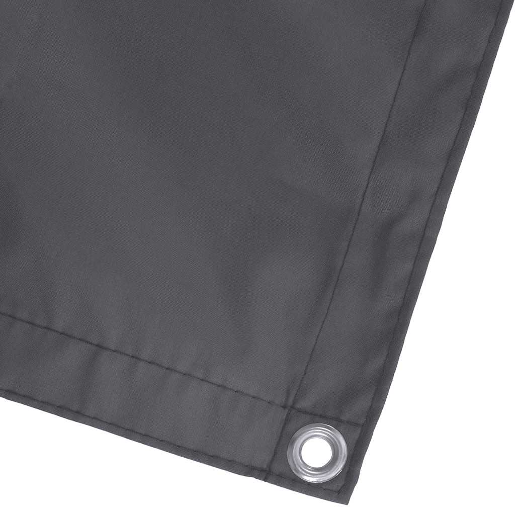 Balkon-Sichtschutz Anthrazit 90x700 cm 100 % Polyester-Oxford