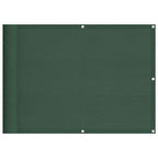 Balkon-Sichtschutz Dunkelgrün 75x700 cm 100 % Polyester-Oxford