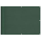 Balkon-Sichtschutz Dunkelgrün 75x1000 cm 100 % Polyester-Oxford