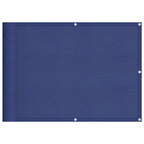 Balkon-Sichtschutz Blau 75x700 cm 100 % Polyester-Oxford