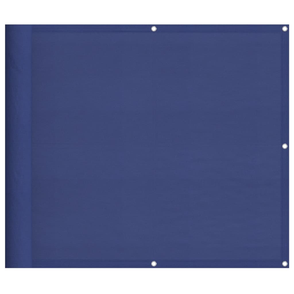 Balkon-Sichtschutz Blau 90x700 cm 100 % Polyester-Oxford