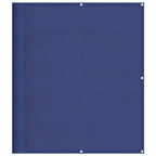 Balkon-Sichtschutz Blau 120x800 cm 100 % Polyester-Oxford