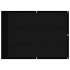 Balkon-Sichtschutz Schwarz 75x700 cm 100 % Polyester-Oxford