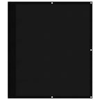 Balkon-Sichtschutz Schwarz 120x800 cm 100 % Polyester-Oxford