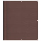 Balkon-Sichtschutz Braun 120x1000 cm 100 % Polyester-Oxford