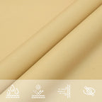 Sonnensegel Sandfarbe 8x6 m 100% Polyester Oxford