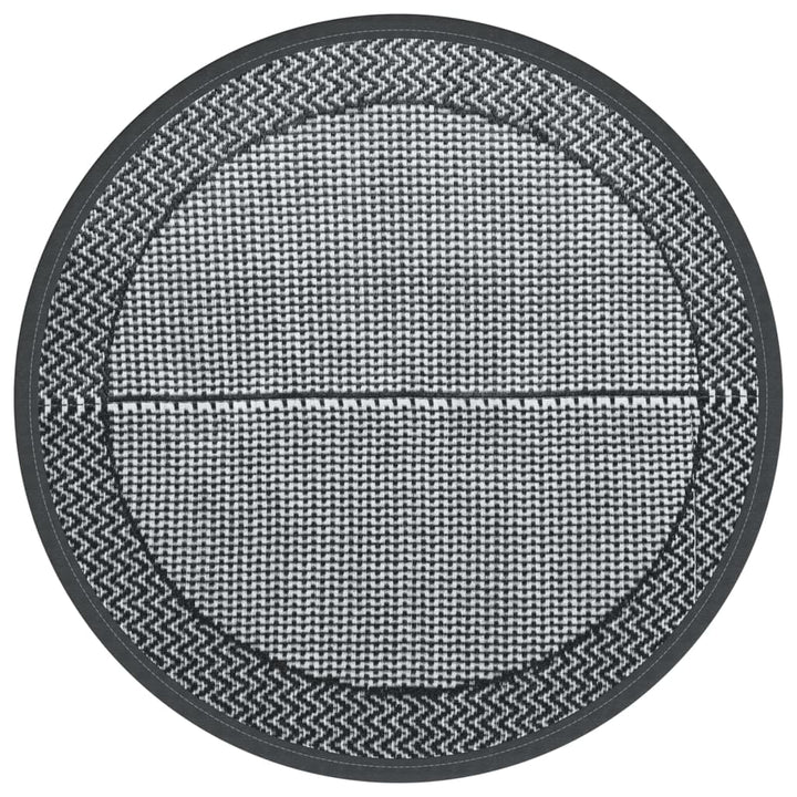 Outdoor-Teppich ARAKIL Grau Ø160 cm PP
