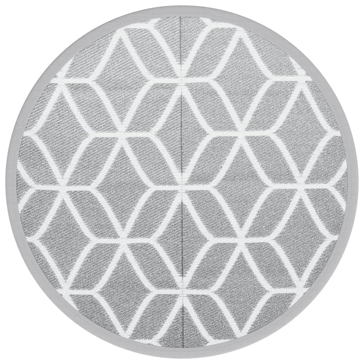Outdoor-Teppich ARAKIL Grau Ø200 cm PP