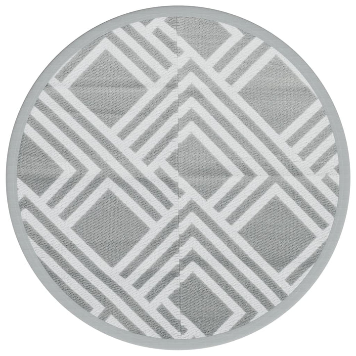 Outdoor-Teppich ARAKIL Grau Ø160 cm PP