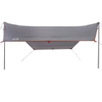 Tarp Grau und Orange 430x380x210 cm Wasserdicht