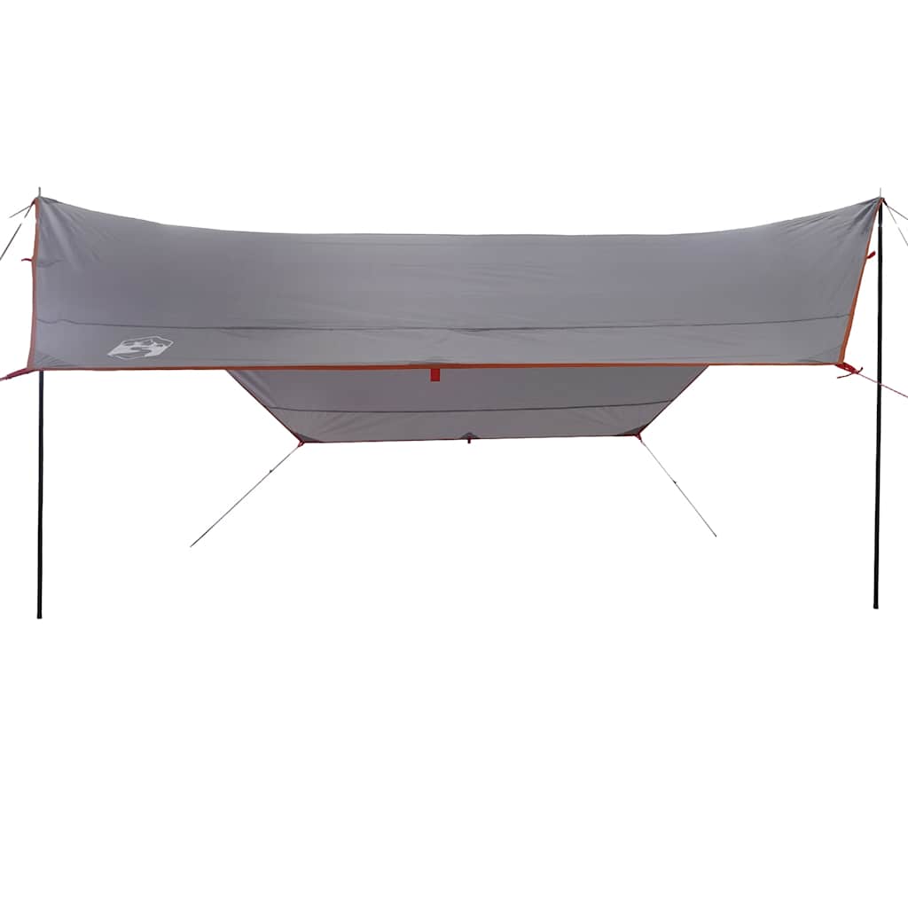 Tarp Grau und Orange 430x380x210 cm Wasserdicht