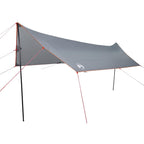Tarp Grau und Orange 460x305x210 cm Wasserdicht