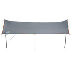 Tarp Grau und Orange 460x305x210 cm Wasserdicht