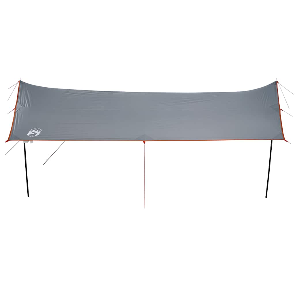 Tarp Grau und Orange 460x305x210 cm Wasserdicht