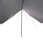 Tarp Grau und Orange 460x305x210 cm Wasserdicht
