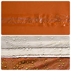 Tarp Grau und Orange 460x305x210 cm Wasserdicht