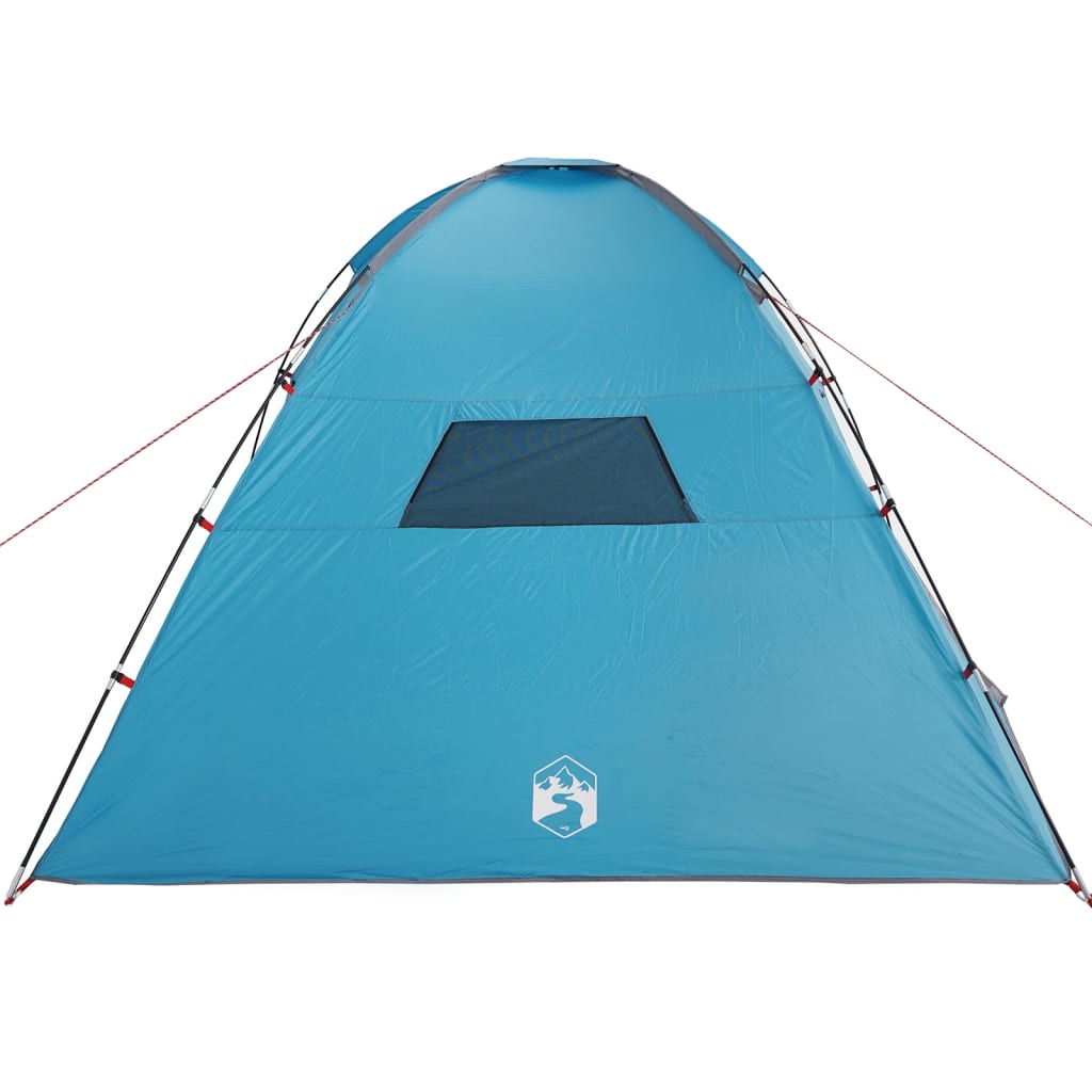 Campingzelt 8 Personen Blau Wasserdicht