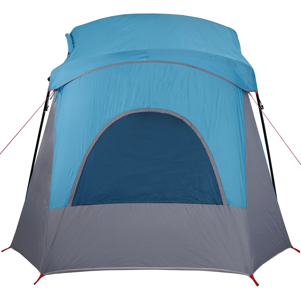 Campingzelt 5 Personen Blau Wasserdicht