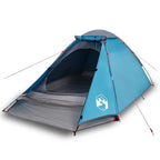 Kuppel-Campingzelt 2 Personen Blau Wasserdicht