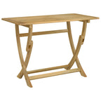 Gartentisch Klappbar 110x55x75 cm Massivholz Akazie