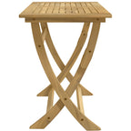 Gartentisch Klappbar 110x55x75 cm Massivholz Akazie