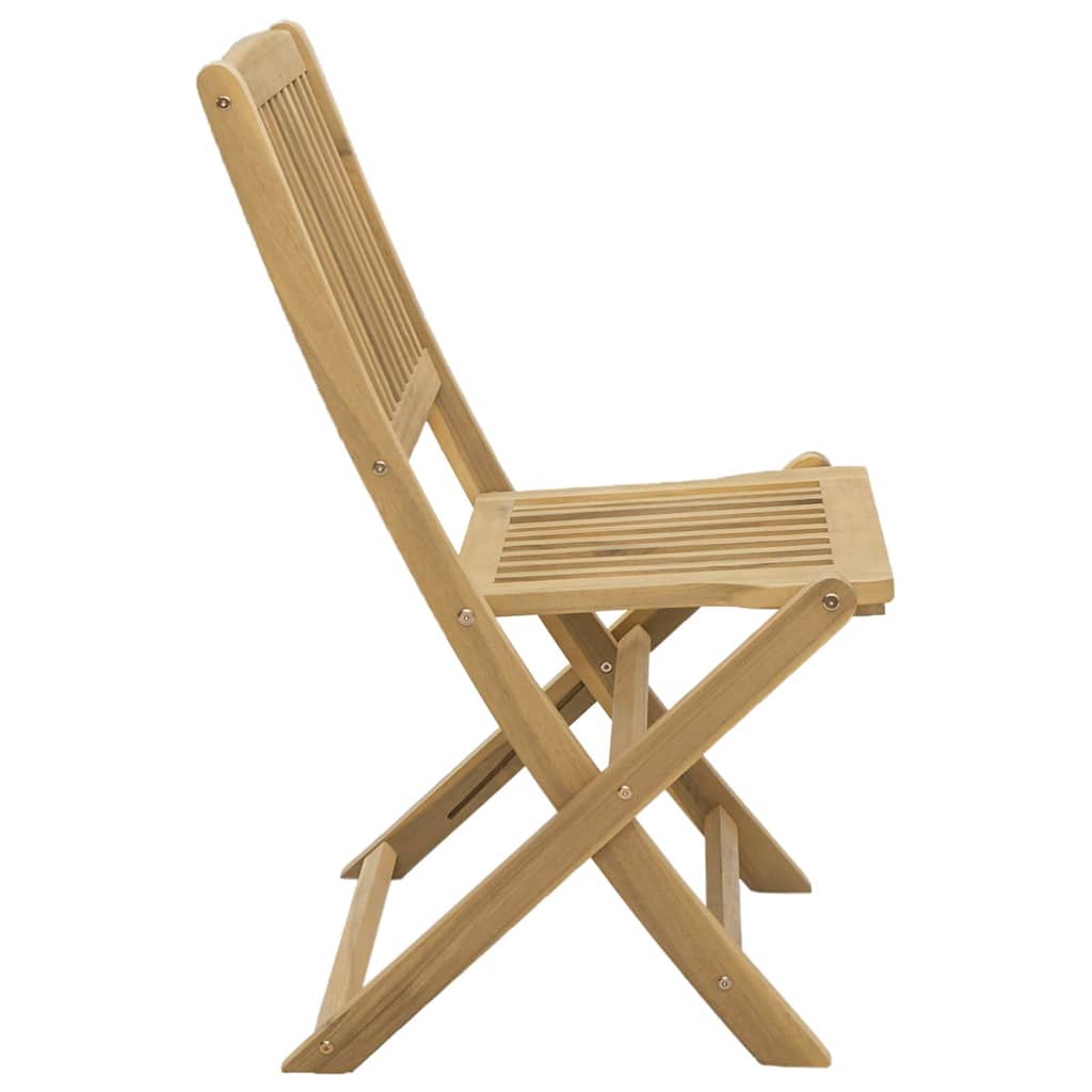 Gartenstühle 4 Stk. Klappbar 44x50x88 cm Massivholz Akazie