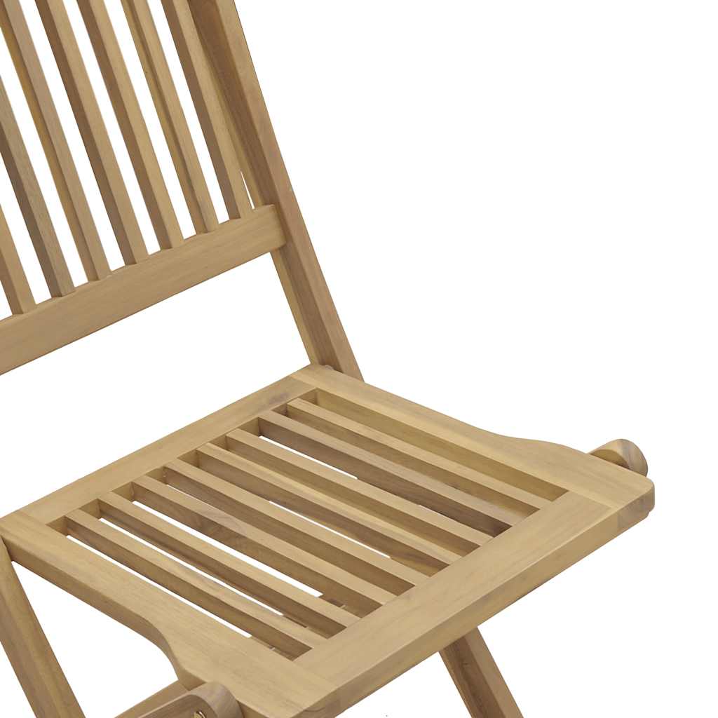 Gartenstühle 4 Stk. Klappbar 44x50x88 cm Massivholz Akazie