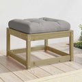 Gartenhocker mit Kissen Kiefernholz Imprägniert
