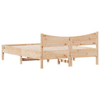 Massivholzbett ohne Matratze 140x200 cm Kiefernholz