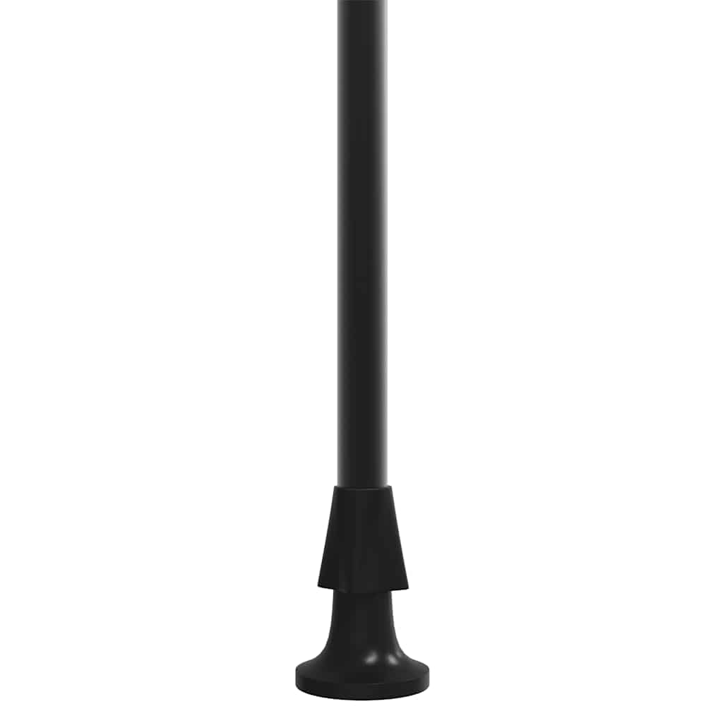Markise Einziehbar Anthrazit 250x150 cm Stoff und Stahl