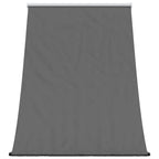 Markise Einziehbar Anthrazit 100x150 cm Stoff und Stahl