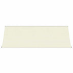 Markise Einziehbar Creme 400x150 cm Stoff und Stahl