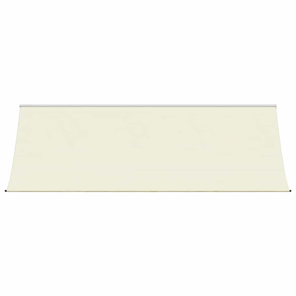 Markise Einziehbar Creme 400x150 cm Stoff und Stahl