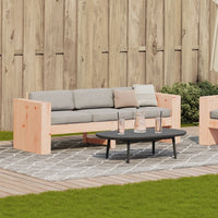 Gartensofa 3-Sitzer 189x60x62 cm Massivholz Douglasie