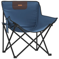 Campingstühle 2 Stk. mit Tasche Klappbar Blau