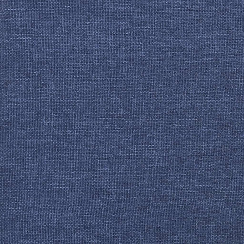 Bettgestell Blau 120x190 cm Stoff