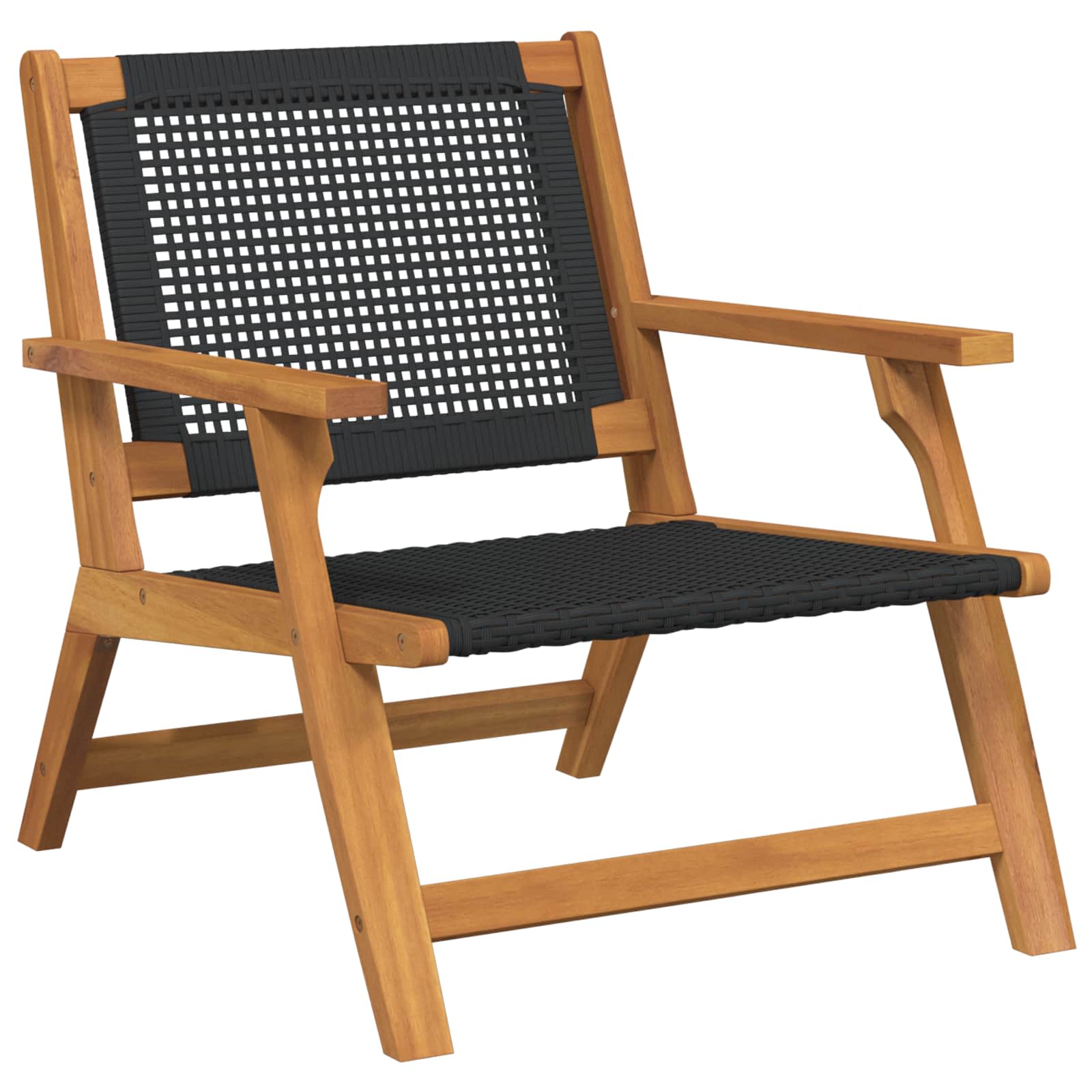 gartenmöbel 2 pcs Schwarz 67 x 78 x 73 cm Massivholz Akazie