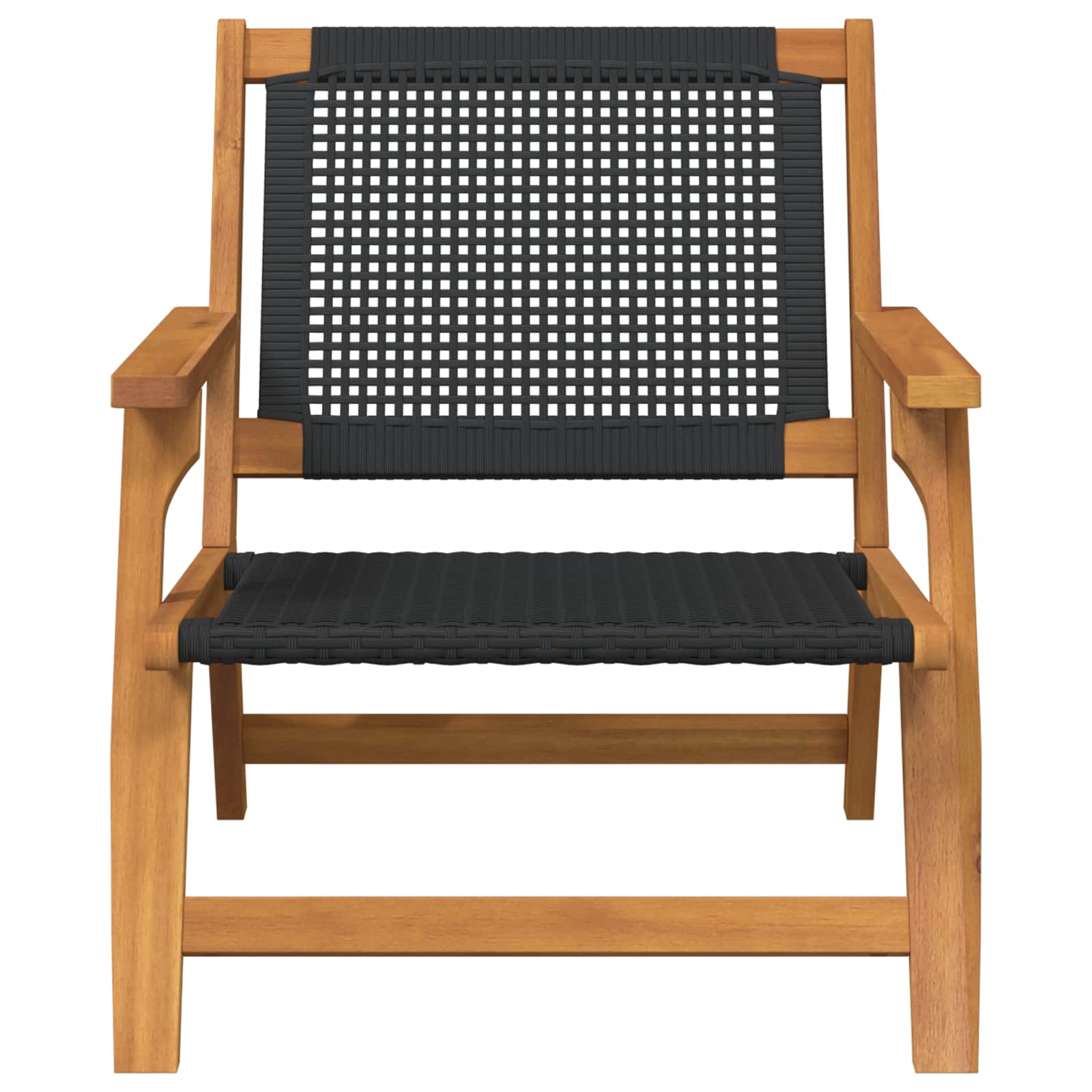 gartenmöbel 2 pcs Schwarz 67 x 78 x 73 cm Massivholz Akazie