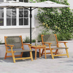 gartenmöbel 2 pcs Grau 67 x 78 x 73 cm Massivholz Akazie