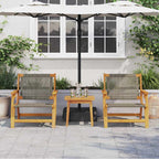 gartenmöbel 2 pcs Grau 67 x 78 x 73 cm Massivholz Akazie