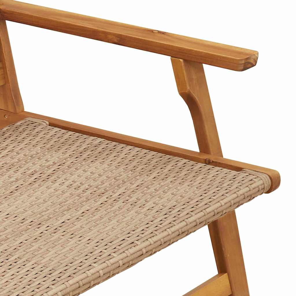 gartenmöbel 2 pcs Beige 67 x 78 x 73 cm Massivholz Akazie