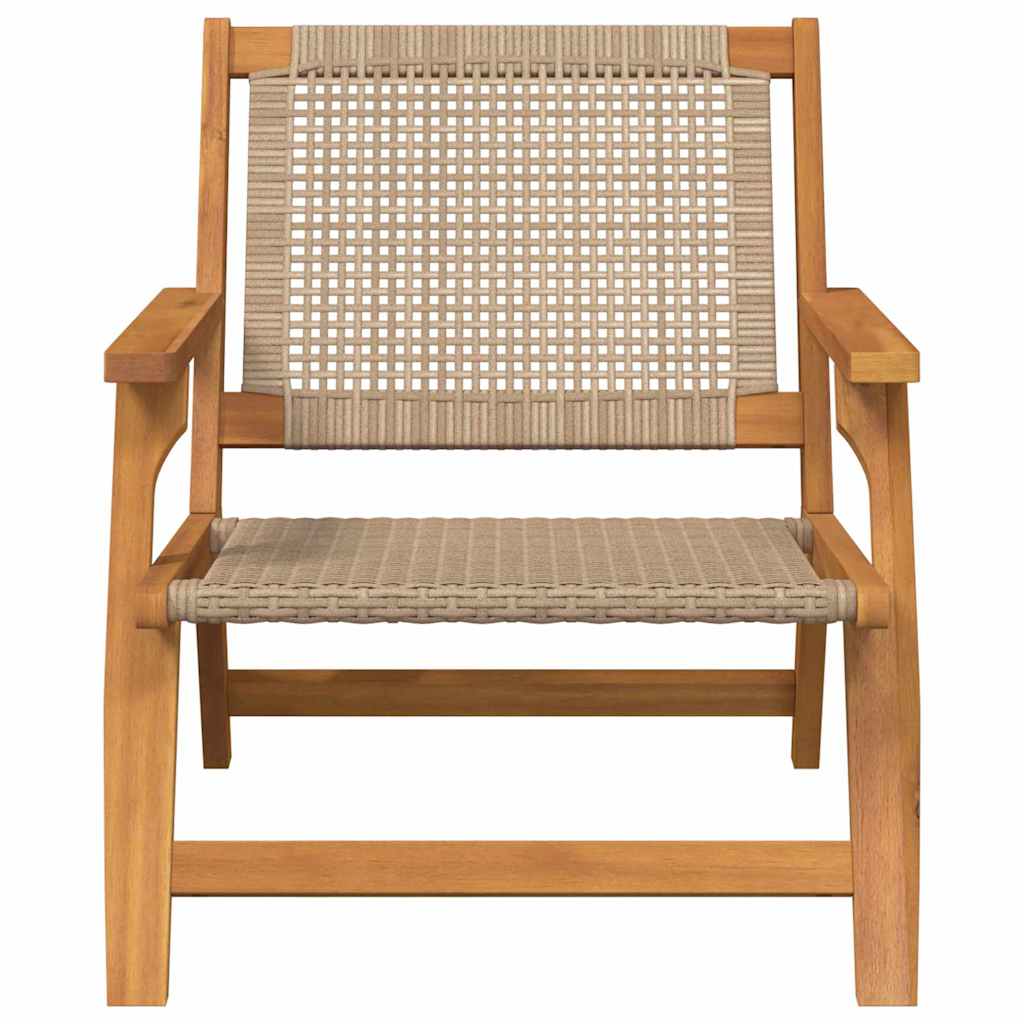 gartenmöbel 2 pcs Beige 67 x 78 x 73 cm Massivholz Akazie