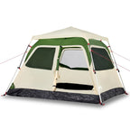 Kuppel-Campingzelt 4 Personen Grün Quick Release