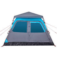 Kuppel-Campingzelt 4 Personen Blau Quick Release