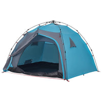 Kuppel-Campingzelt 4 Personen Blau Quick Release