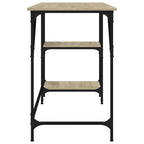 Schreibtisch Sonoma-Eiche 120x50x75 cm Metall Holzwerkstoff