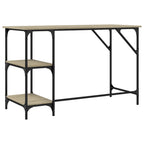 Schreibtisch Sonoma-Eiche 120x50x75 cm Metall Holzwerkstoff